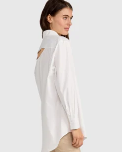Clearance Belle & Bloom My Girl Oversized Shirt - White