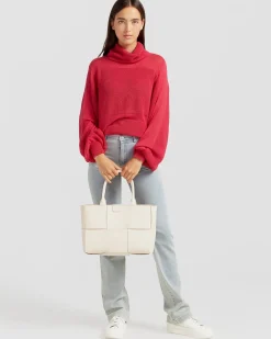 Best Belle & Bloom Nevermind Sheer Panelled Knit - Watermelon
