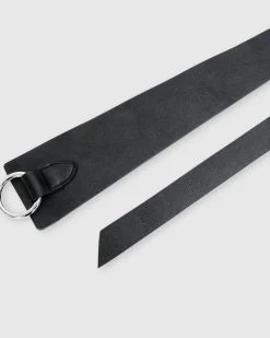 New Belle & Bloom New Divide Leather Belt - Black
