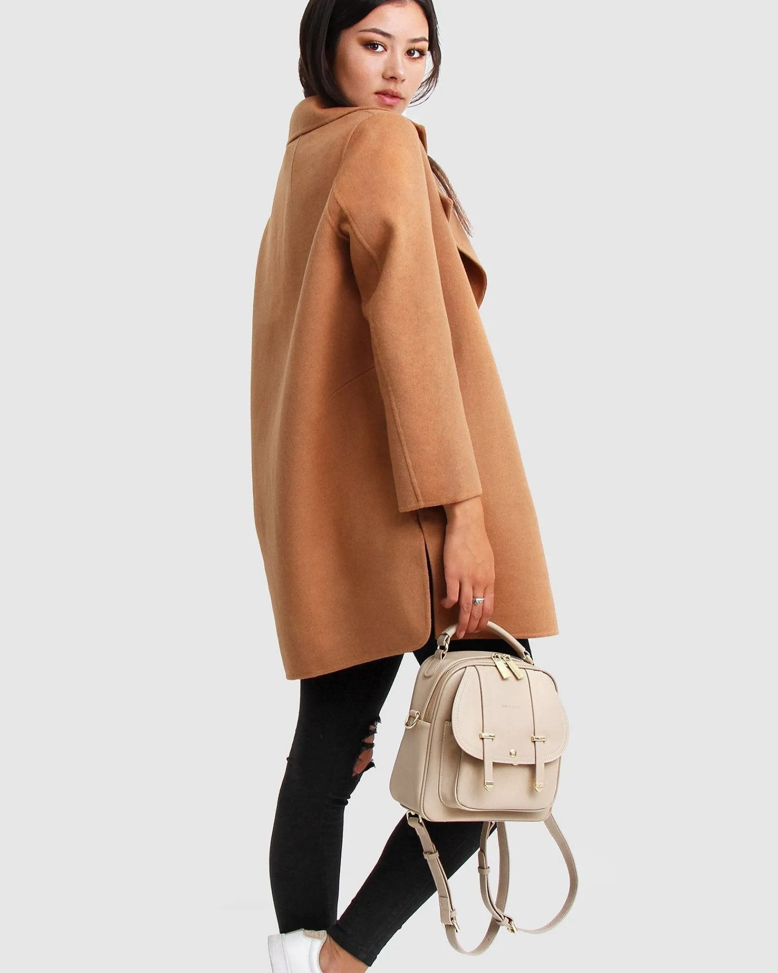 Outlet Belle & Bloom NEW FIT Ex-Boyfriend Wool Blend Oversized Jacket - Camel BoyfriendWoolBlendOversizedJacket-Camel