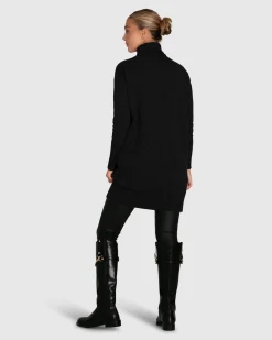 Discount Belle & Bloom Nothing Compares Knit Dress - Black