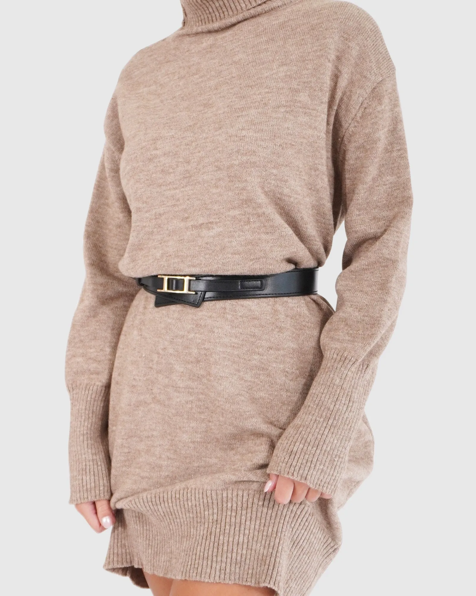 Discount Belle & Bloom Nothing Compares Knit Dress - Oat