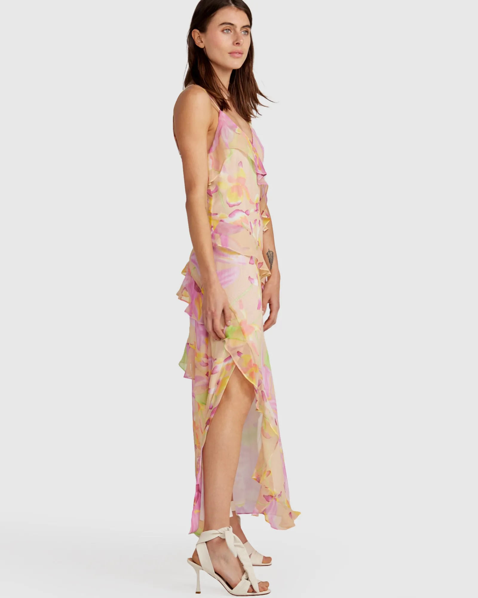 Outlet Belle & Bloom Ocean Eyes Limited Edition SILK Maxi Dress - Floral