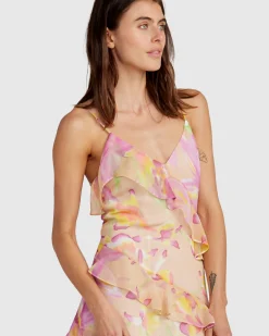 Outlet Belle & Bloom Ocean Eyes Limited Edition SILK Maxi Dress - Floral
