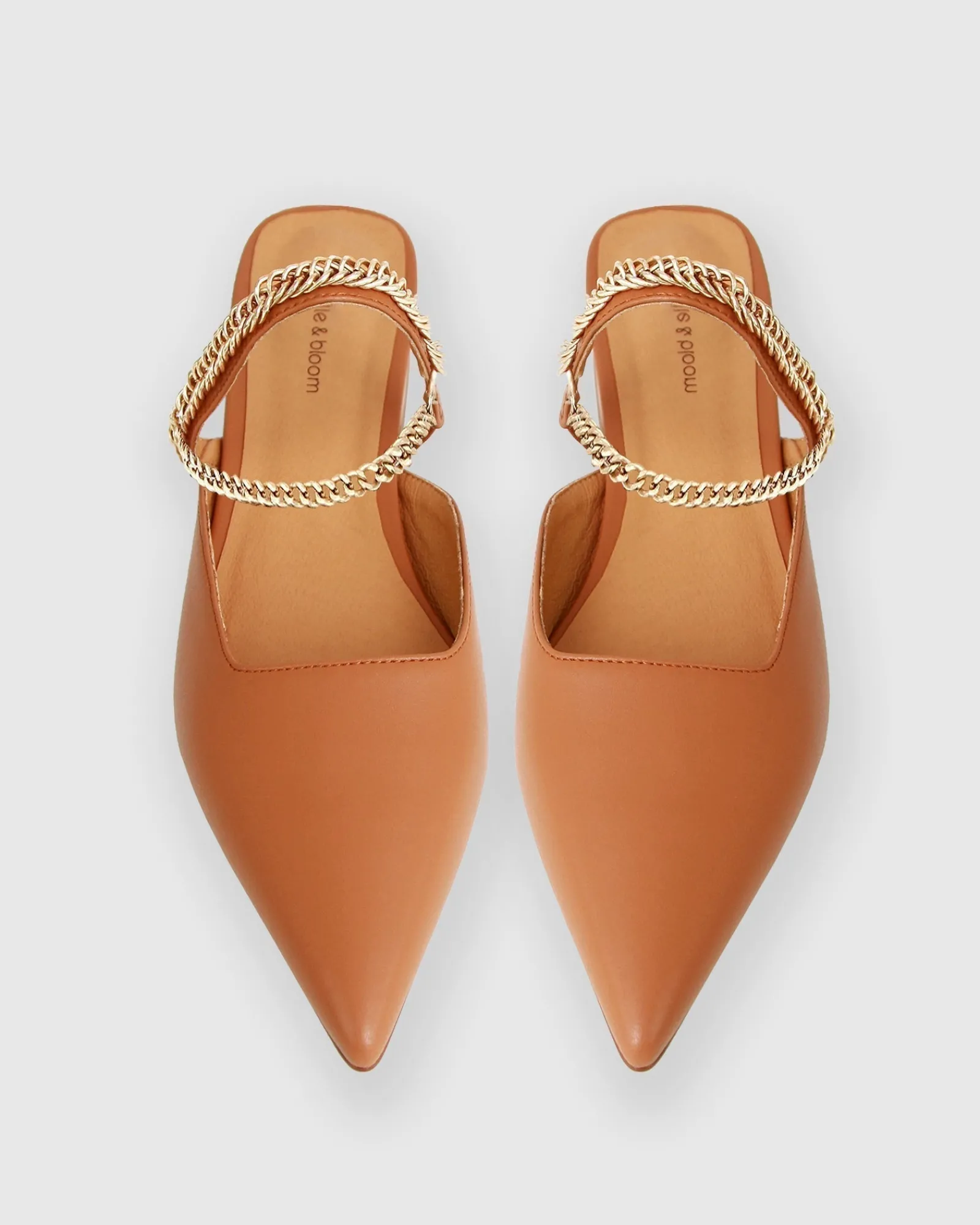 Hot Belle & Bloom On The Go Leather Flat - Camel