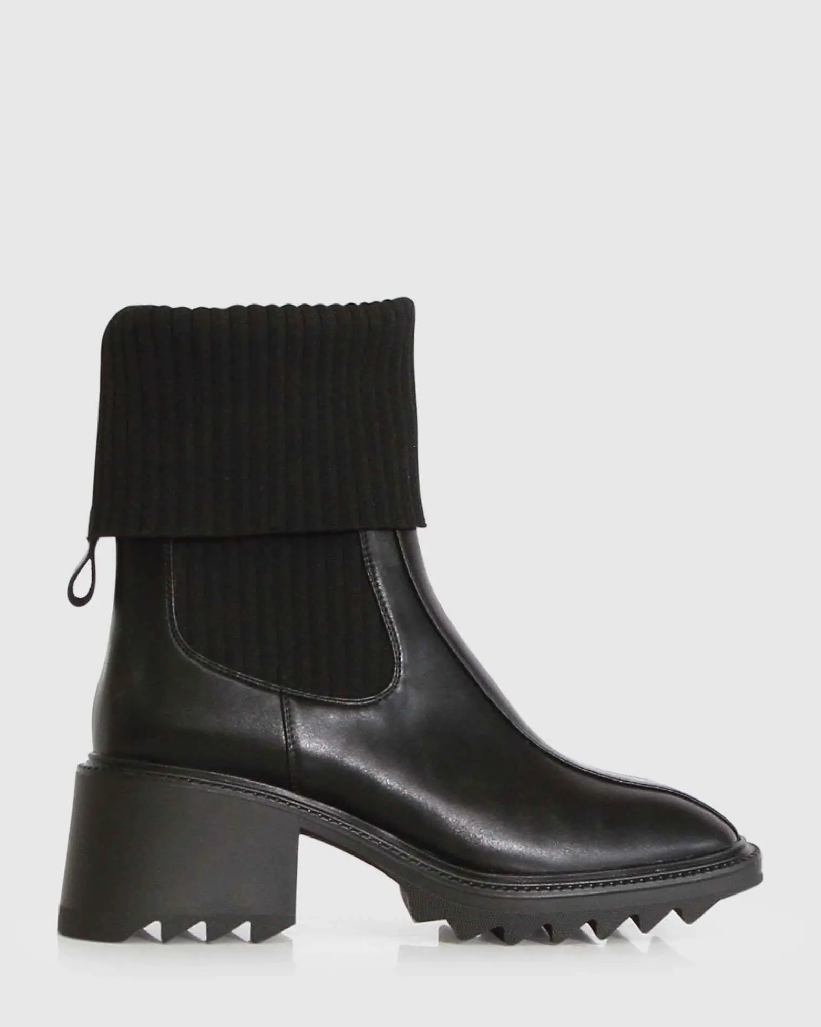 Outlet Belle & Bloom Perfect Illusion Knit Boot - Black