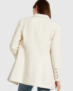 Outlet Belle & Bloom Princess Polina Tweed Blazer - Cream