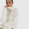 Hot Belle & Bloom Right Here Waiting Open Back Knit - Cream