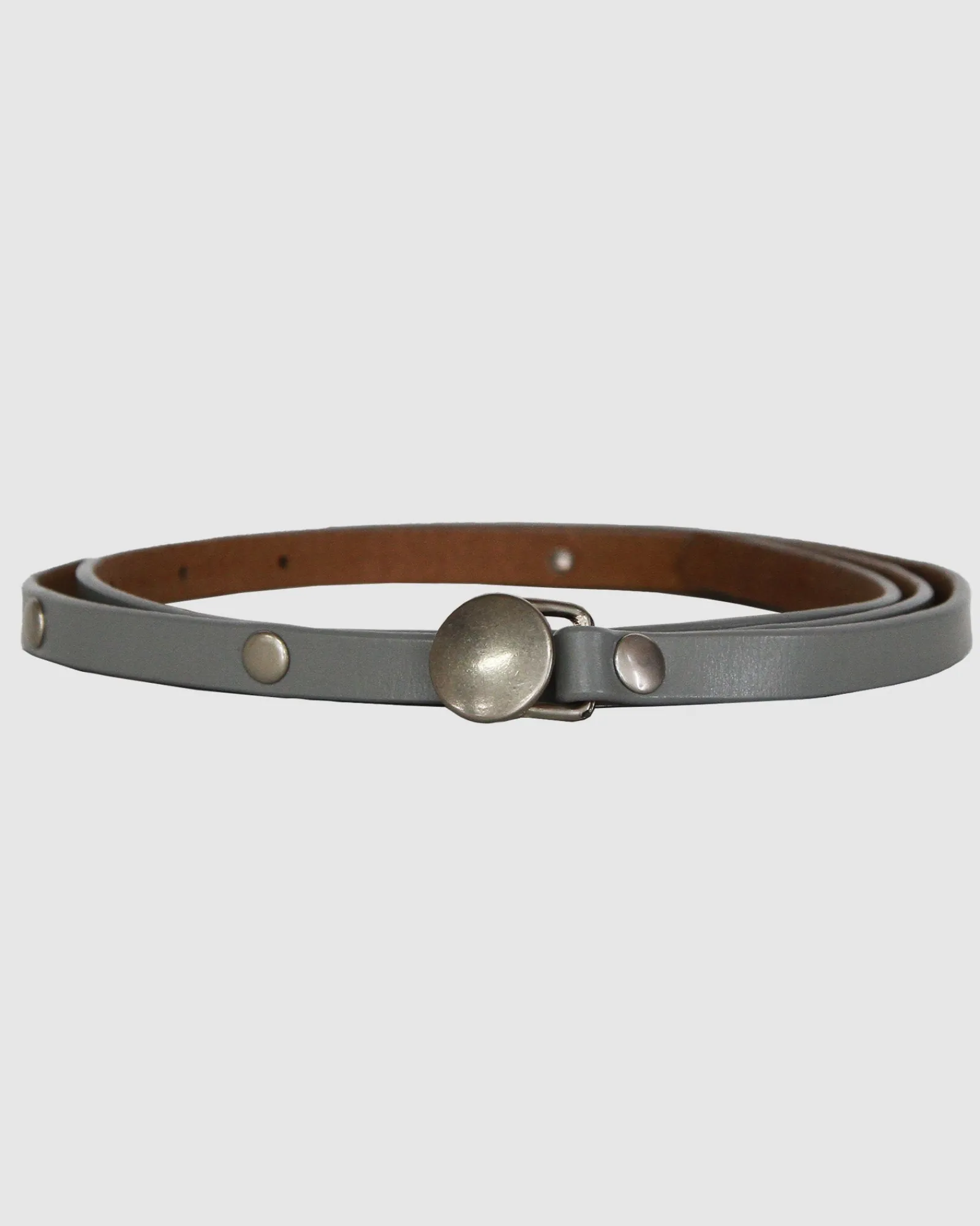 Hot Belle & Bloom Rock With Me Studded Belt - Grey
