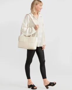 Online Belle & Bloom Serenade Velvet Plisse Shirt - Off-White