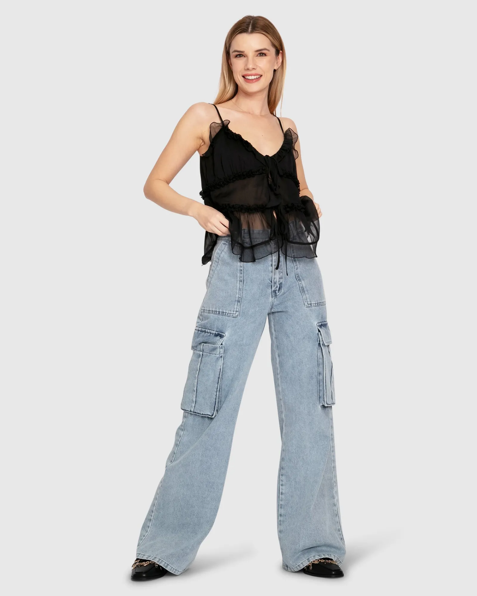 Discount Belle & Bloom Southern Nights Cargo Jean