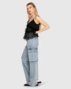 Discount Belle & Bloom Southern Nights Cargo Jean