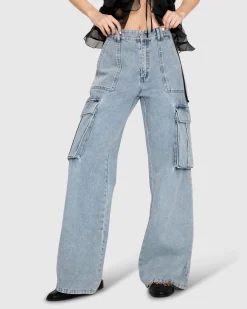 Discount Belle & Bloom Southern Nights Cargo Jean