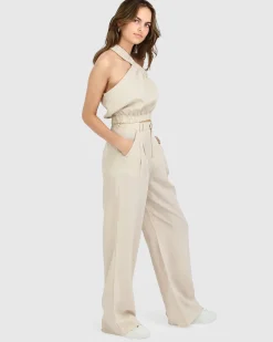 Outlet Belle & Bloom State of Play Wide Leg Pant - Sand