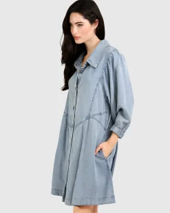 Best Belle & Bloom Supercut Denim Dress - Mid Denim MidDenim