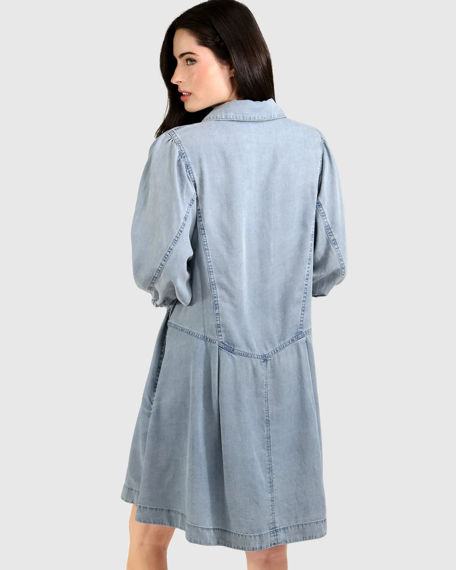 Best Belle & Bloom Supercut Denim Dress - Mid Denim MidDenim