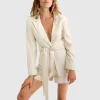 Best Belle & Bloom Synergy Wrap Blazer - Natural