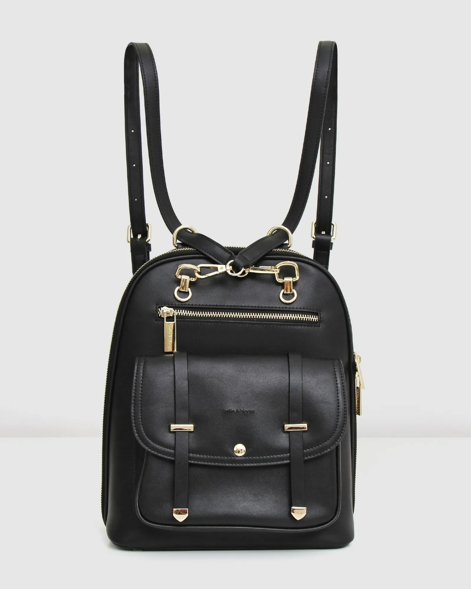 Sale Belle & Bloom 5th Ave Leather Backpack - Black