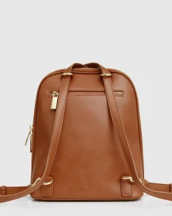 Outlet Belle & Bloom 5th Ave Leather Backpack - Camel