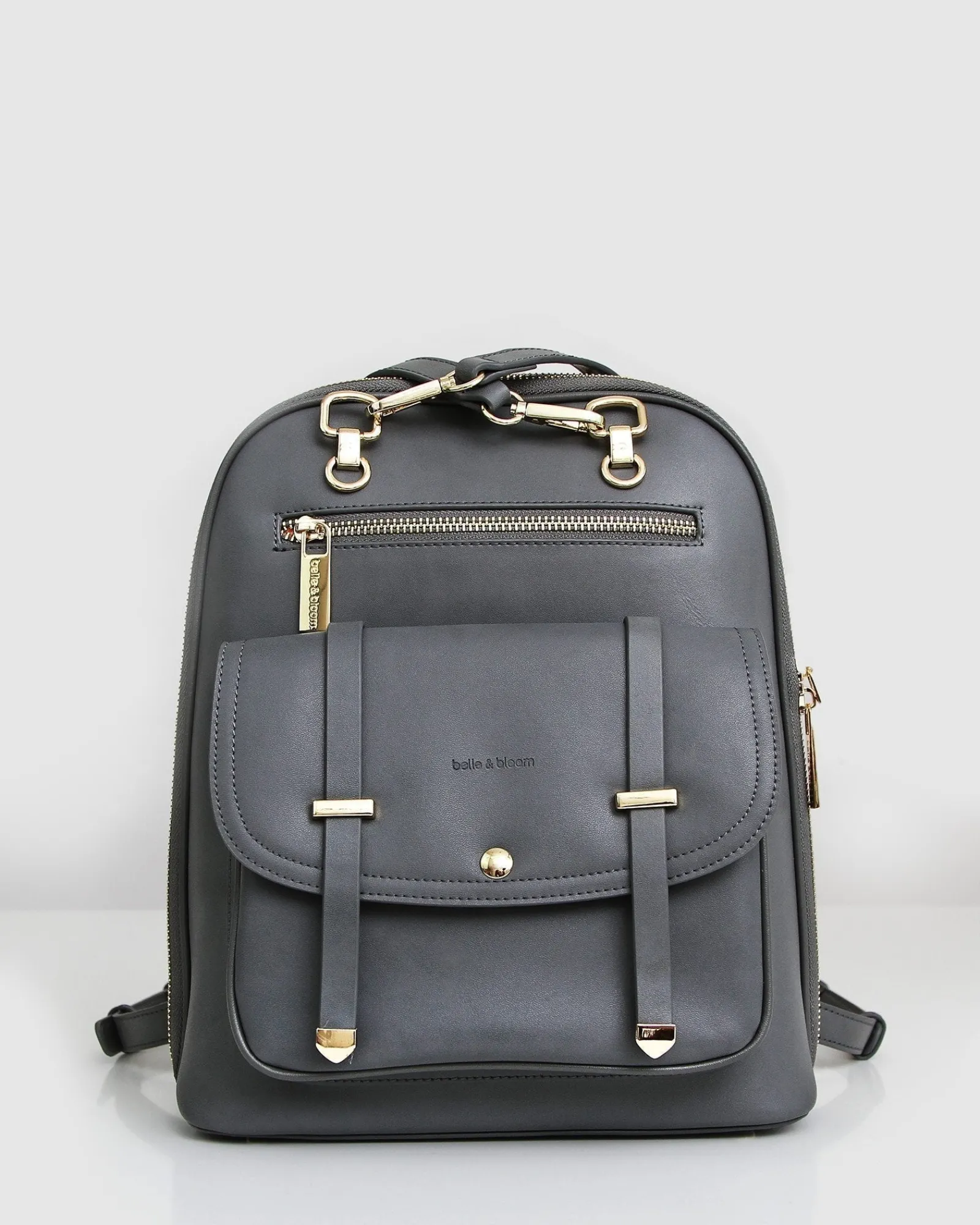 Clearance Belle & Bloom 5th Ave Leather Backpack - Ash