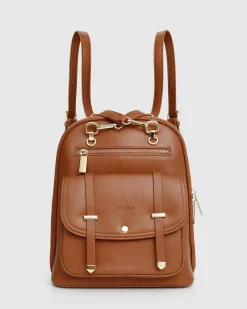 Outlet Belle & Bloom 5th Ave Leather Backpack - Camel