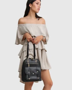 Sale Belle & Bloom 5th Ave Leather Backpack - Black