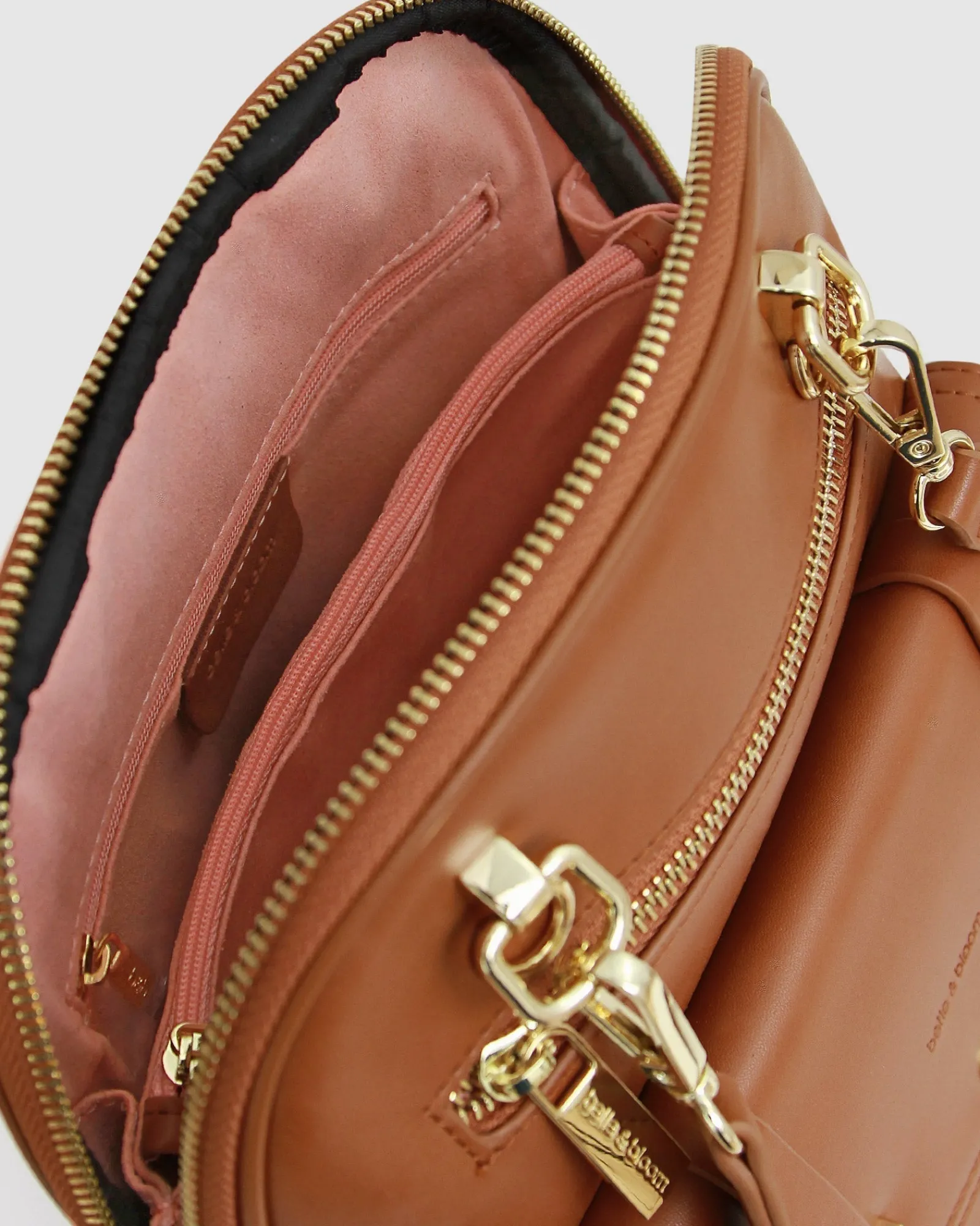 Outlet Belle & Bloom 5th Ave Leather Backpack - Camel