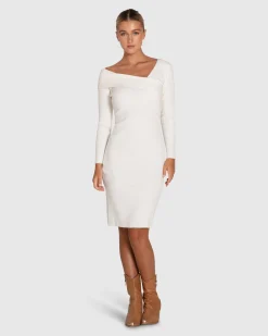 Clearance Belle & Bloom The Way You Move Knit Dress - Cream