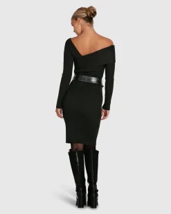 Best Belle & Bloom The Way You Move Knit Dress - Black