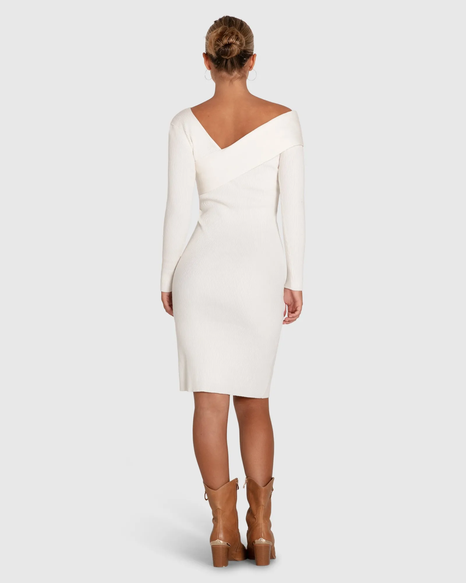 Clearance Belle & Bloom The Way You Move Knit Dress - Cream