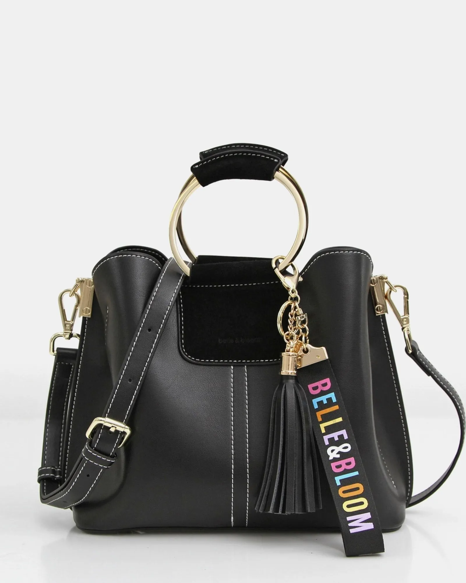 Online Belle & Bloom Twilight Leather Cross-Body Bag - Black BodyBag-Black