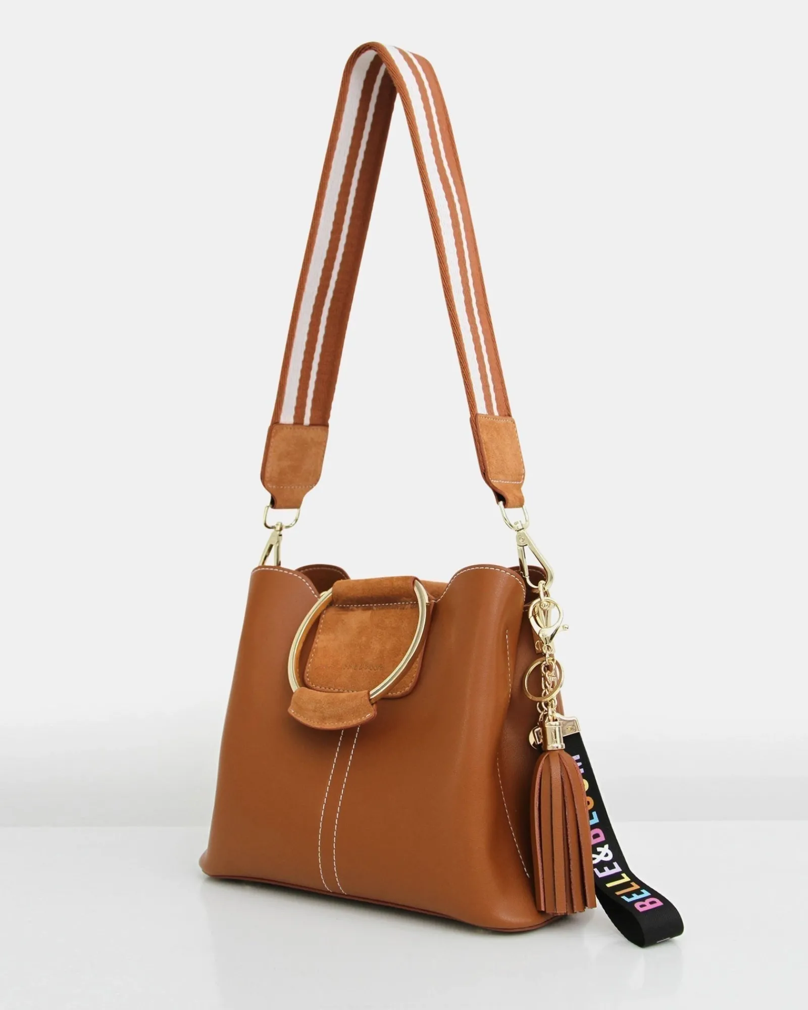 Outlet Belle & Bloom Twilight Leather Cross-Body Bag - Brown BodyBag-Brown