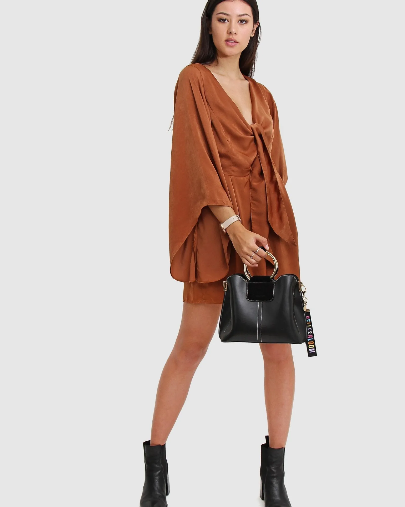 Online Belle & Bloom Twilight Leather Cross-Body Bag - Black BodyBag-Black