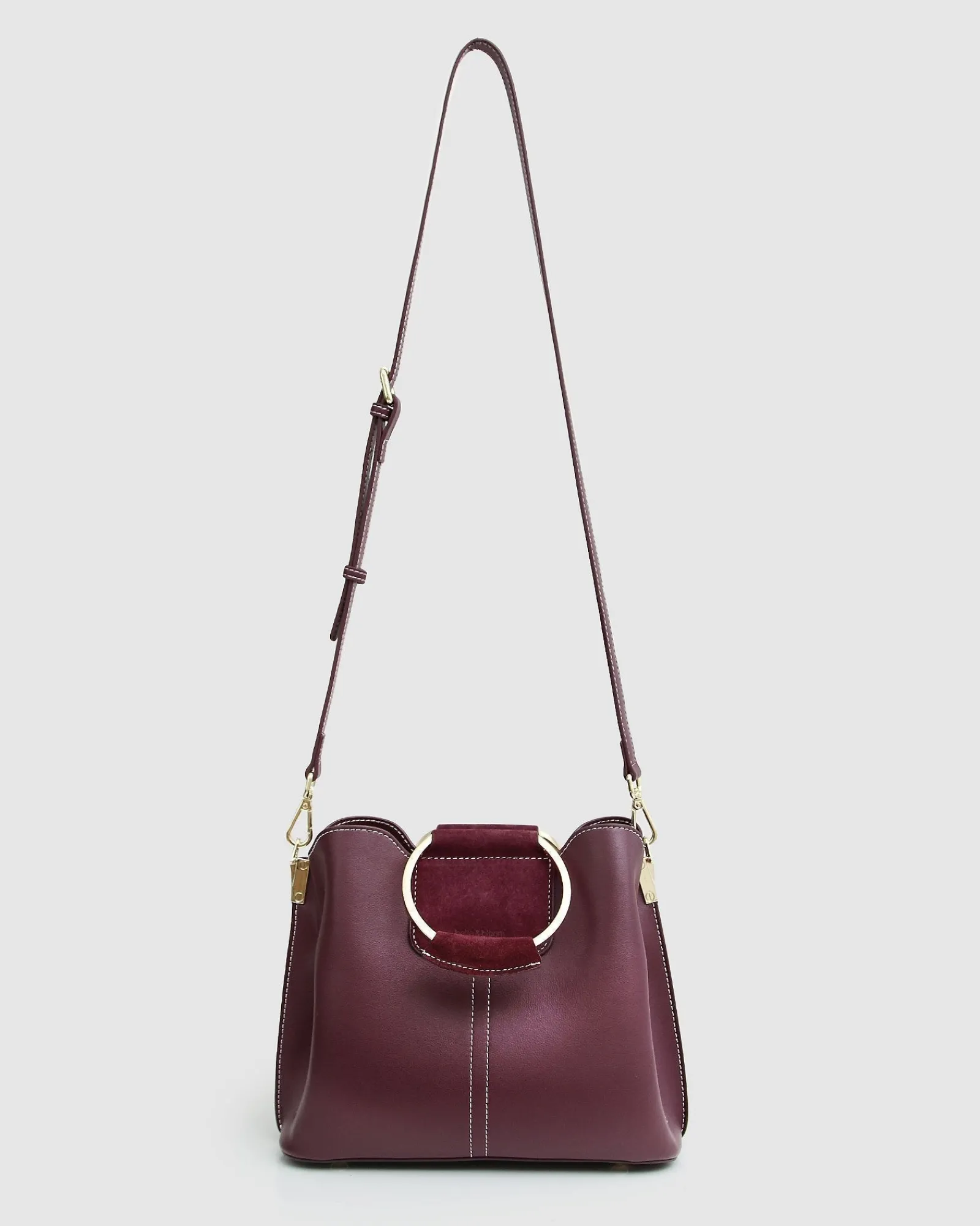 Best Belle & Bloom Twilight Leather Cross-Body Bag - Merlot BodyBag-Merlot