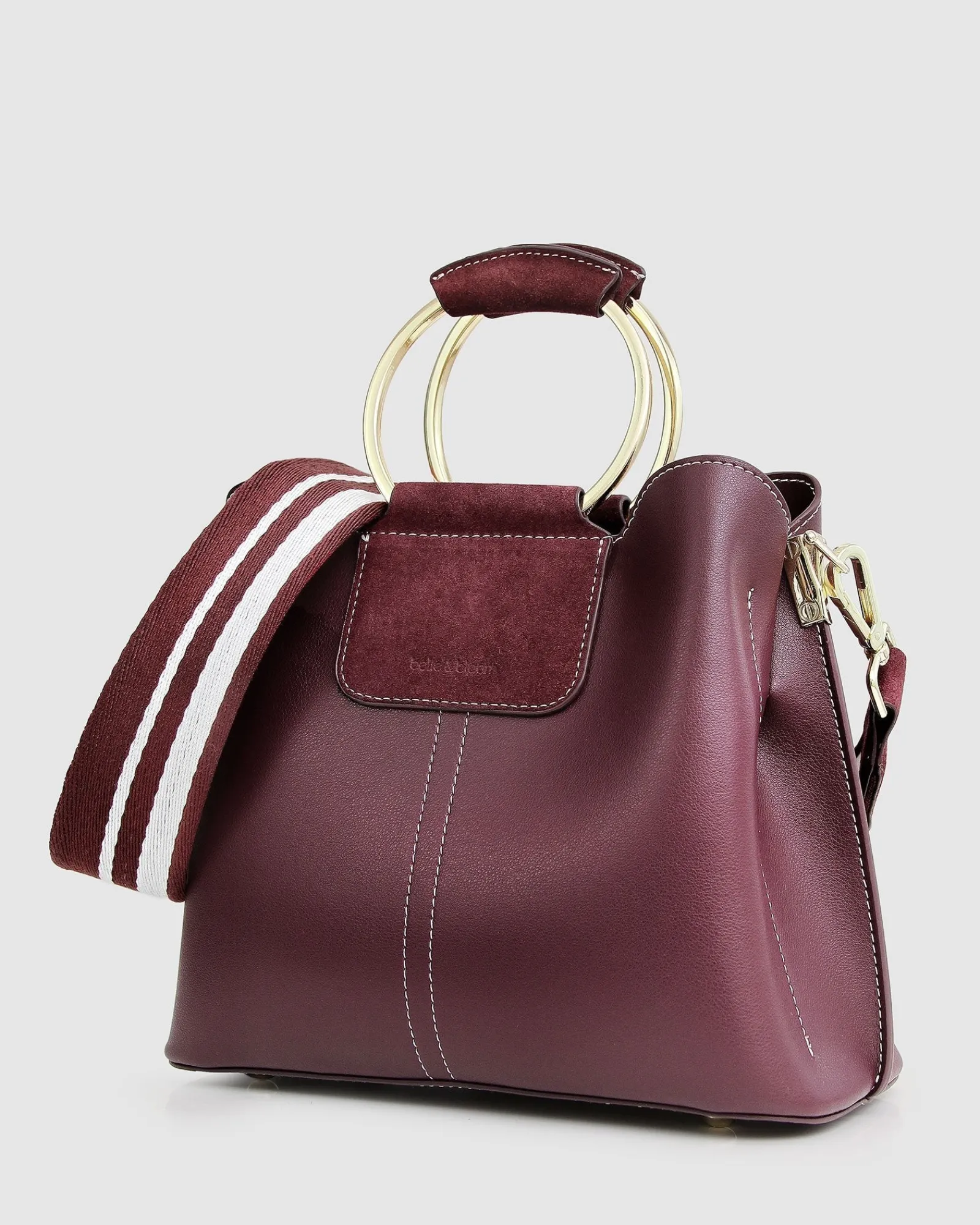 Best Belle & Bloom Twilight Leather Cross-Body Bag - Merlot BodyBag-Merlot