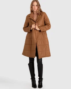 Online Belle & Bloom Walk Me Home Convertible Coat - Camel