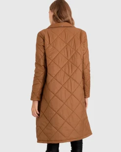 Online Belle & Bloom Walk Me Home Convertible Coat - Camel