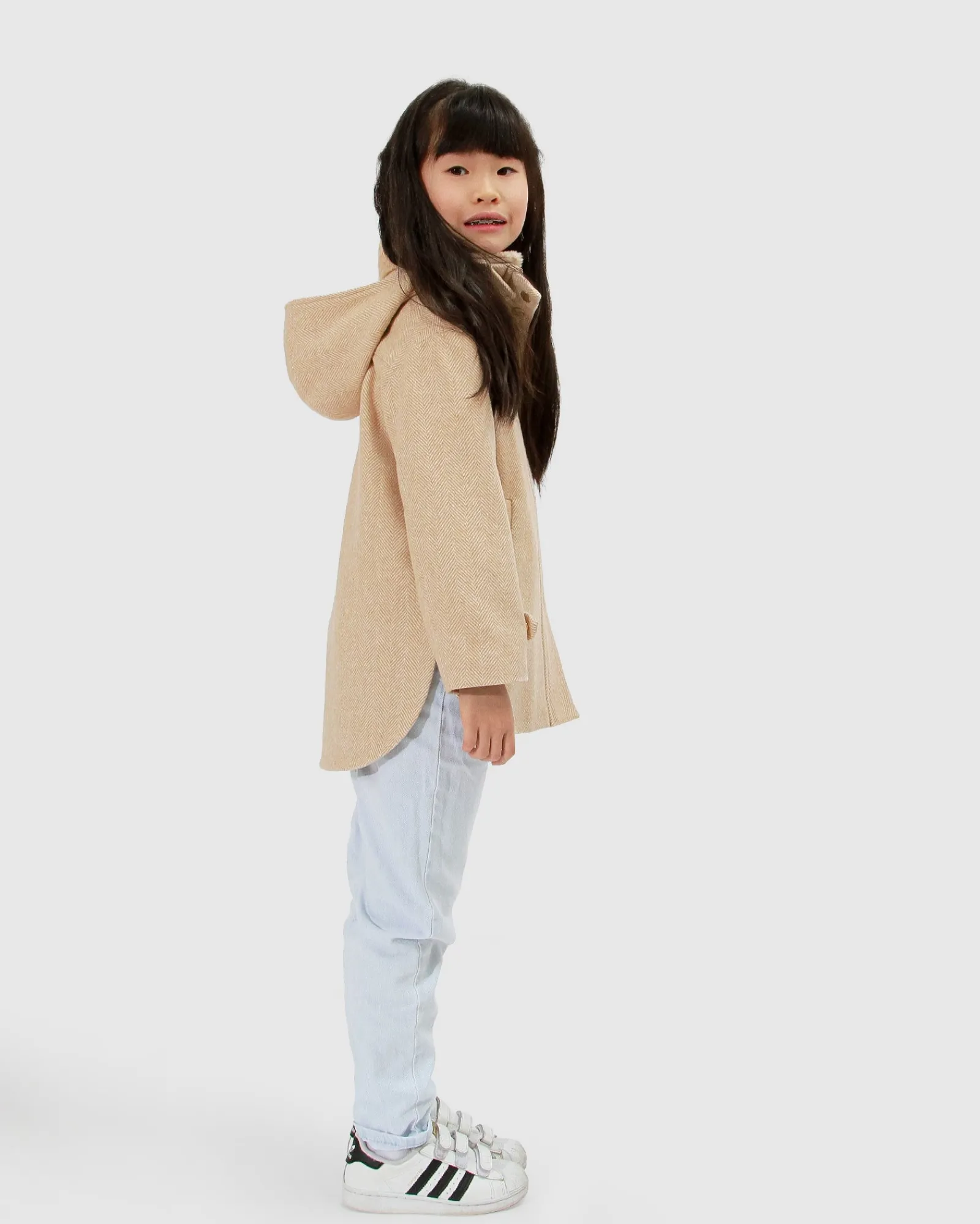 Best Belle & Bloom When I Grow Up Detachable Hooded Coat - Pale Oat PaleOat