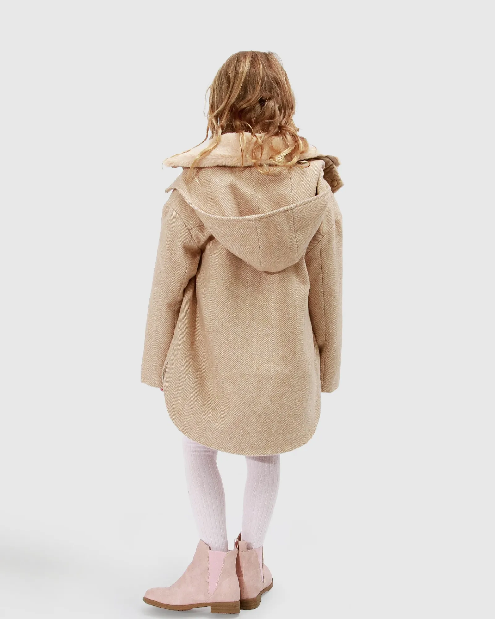 Best Belle & Bloom When I Grow Up Detachable Hooded Coat - Pale Oat PaleOat