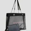 Hot Belle & Bloom Wild Lover Tote Bag - Black/Pink