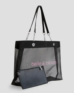 Hot Belle & Bloom Wild Lover Tote Bag - Black/Pink