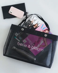 Hot Belle & Bloom Wild Lover Tote Bag - Black/Pink