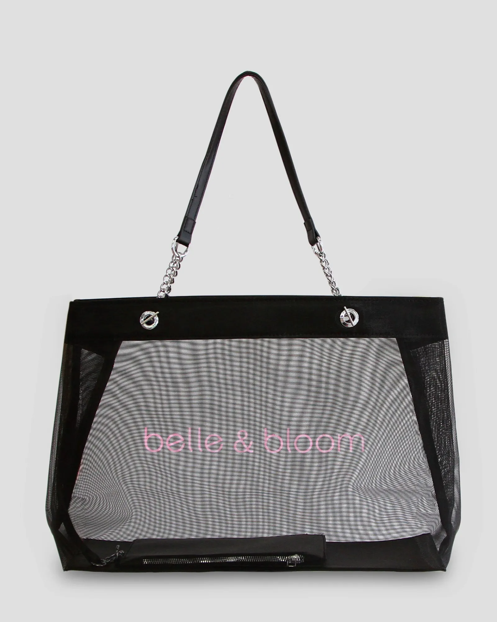 Hot Belle & Bloom Wild Lover Tote Bag - Black/Pink