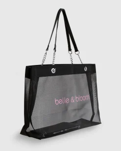 Hot Belle & Bloom Wild Lover Tote Bag - Black/Pink