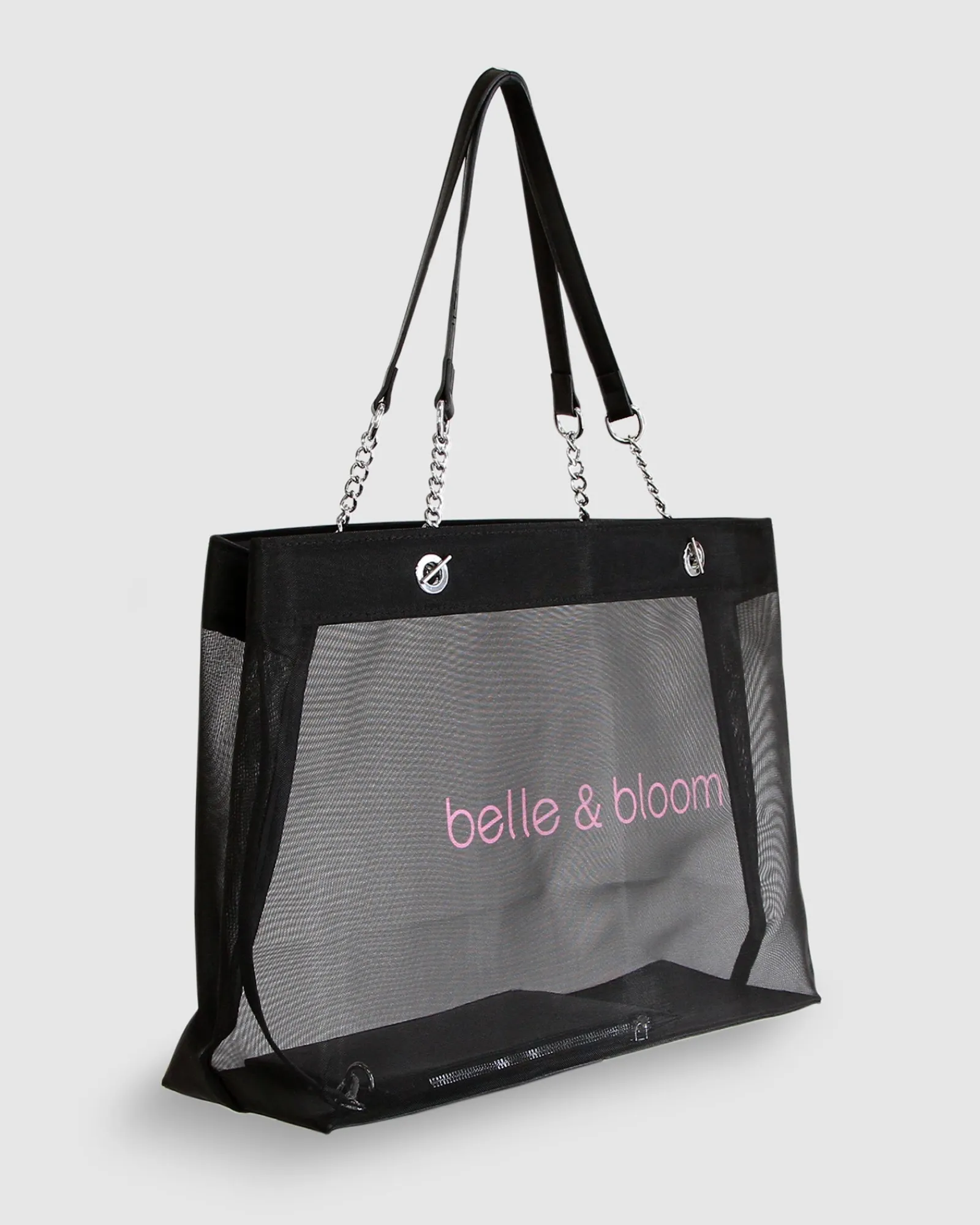 Hot Belle & Bloom Wild Lover Tote Bag - Black/Pink